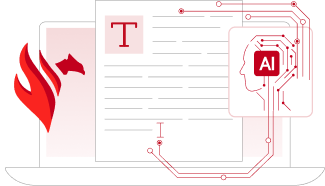 Ilustração da Inteligência Artificial RED